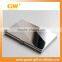 Shiny stainless steel business name card holder