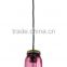 Manufacturer's hot sales glass bottle light for dining room,cafe bar,restaurant