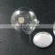 30mm round silver plated bulb vial glass bottle dome with 20mm open mouth DIY pendant charm supplies 1820271