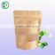 Moistureproof zipper food paper bag with clear window