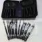 10pcs black makeup brush set,high-end luxury makeup brushes