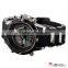 Shark Analog Digital Quatrz LCD Day Date Rubber Band Men LED Wrist Watch