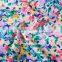 Colourful Flora flowers 100% Combed Cotton Jersey Fabric Print