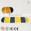 Traffic Road recycled rubber steel speed hump