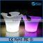 waterproof rechargeabale led wine bucket ,led flower bucket,plastic ice led bucket