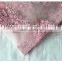 Fashion Pink Floral Embroidered Guipure Lace Fabric 2016 Cord Lace with Stones
