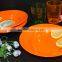 Round 8 inches deep plastics dinner plate