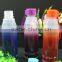 Colorful plastic water tumblers with lid and handle/ travel plastic 700ml colorful tumbler with handle and lid. BPA FREE!
