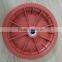 16" steel wheel rim for trolley