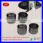 Dongguan customized black plated steel E-go battery connect ring,precision cnc turning small thread tube