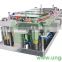 Complete aluminum foil containers production line with automatic stacker
