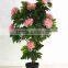 SJ3000102 Indoor bonsai peony flower plant plastic tree