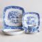 Promotional 20pcs porcelain cheap dinnerware set with Chinese style decal