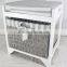 New Hand-woven Solid Wood Bathroom Modern Shoe Cabinet
