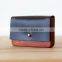 leather wooden card holder flat card pocket PU leather credit card holder wholesale