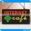 Custom electronic LED light up glowing epoxy resin sign / fancy LED sign board display