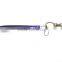 Purple Promotion Gift PU Leather Key Chain with Crystal Gem, Swivel Snap Hooks, Key ring accembly, Acrylic Gem Key chain