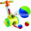 Hot wholesale funny lightweight plastic throw and catch pop ball blaster toy for kids