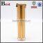 30ml 60ml 100ml cosmetic acrylic lotion pump bottle gold color square shape plastic bottle