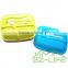 household disposable 3 compartment reusable food storage containers, microwave,dishwasher safe,kids and adualt lunch box