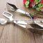 OEM Logo Cooking Tools Utensils 10inch Stainless Steel Kitchen Scissor Tongs , Bbq Scissor Tongs