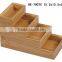 Hot selling bamboo kitchen storage box