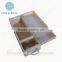 natural & simple wooden wine box with locker lid ;whole sale wine box