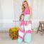 Chevron Print Matching Mommy And Me Maxi Cotton Dress