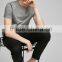 100% cotton plain round neck slim fit tee shirt man t-shirt