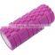 Wholesale unisex fitness yoga EVA foam roller customized logo with rubber foam roller