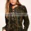 women fleece sweater jungle print ladies tops casual