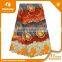 Orange Bestway Wax Print Fabric African 6 Yards With Stones BLW017-8 For Hot Sale