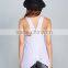 Bulksale girls fancy lady purple slim fit singlet polyester tank tops