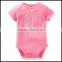 brand new short sleeve girls princess bodysuits infant sweetest nice ever rompers