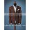 Latest Design custom summer fancy breathable wool blank blue bespoke suit