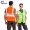 Reflective flashing led safety working vest
