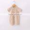 Wholesale quality baby clothing organic cotton onesie baby romper plaid