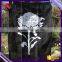 hot sale large supply custom printed linen tea towel black