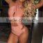 B40263A Women sexy swimwears hollowed halter jumpsuits