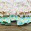 Latest wholesale children's boutique clothing girls ruffle raglan flower shorts