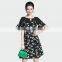 New Fashion Ladies Latest Design Women Elegant Floral Dress Girls Printed Sexy Mini Dresses