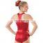 high quality plus size fat women leotards red design slevess