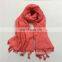 wholesale new fashion plaid long scarves spring woman cotton stoles shawls