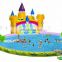HOT!2015 new designed for children amusement water park with slide