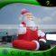 20 Feet Christmas Decoration Giant Inflatable Santa Balloon , Inflatable Big Sitting Santa Model for Outdoor advertising