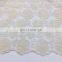 OLF8014 Beautiful flower cotton with poly organza embroidery lace fabric