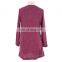Elegant Mature Plus Size Women Long Sleeve Shift Dress