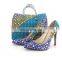 African wax shoes and bags holland and super wax high heel shoes matching bags for party