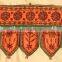 Vintage Embroidered Door Hanging Indian Handmade Cotton Mirror Work Toran Window Valance Topper Toran door hanging wholesale art
