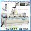 Aluminium Router / Window Curtain Wall Holes Making Machine 3 Axis Milling Drilling Machine Center